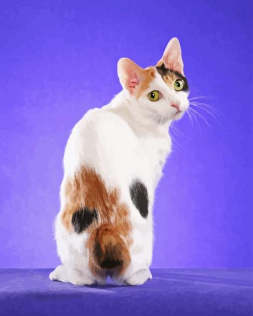 Japanese Bobtail Back Paint By Numbers