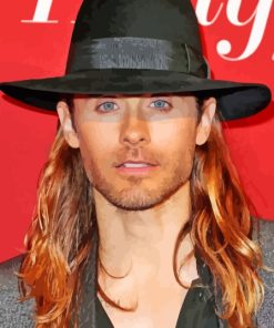 Jared Leto With Hat Paint By Number