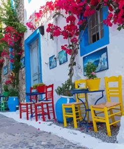 Kos Alleys In Greece Paint By Numbers