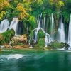 Kravica Waterfall Bosnia Paint By Number