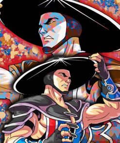 Kung Lao Anime Art Paint By Number