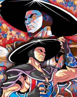 Kung Lao Anime Art Paint By Number