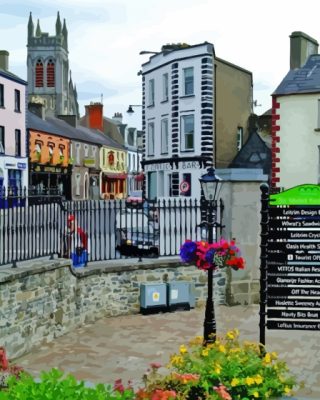 Leitrim Buildings Paint By Number