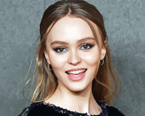 Lily Rose Depp Model Paint By Numbers