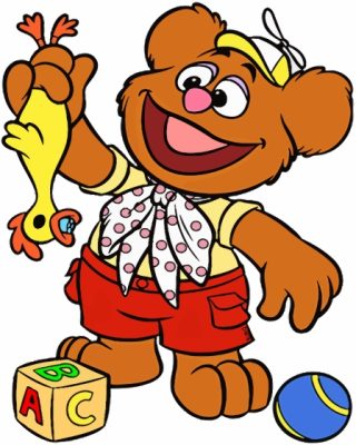 Little Fozzie Art Paint By Number