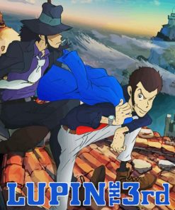 Lupin The Third Manga Poster Paint By Number