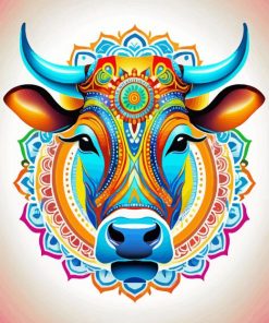 Mandala Cow Paint By Number
