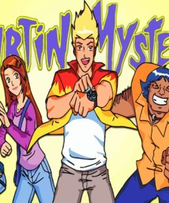 Martin Mystery Characters Poster Paint By Number