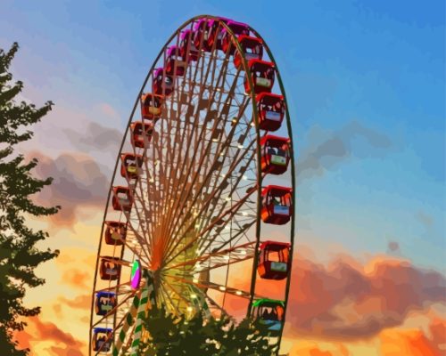 Minnesota State Fair Wheel Paint By Number