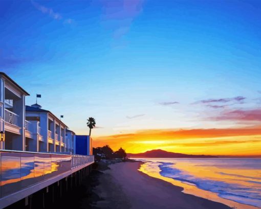 Miramar Beach Sunset Paint By Number