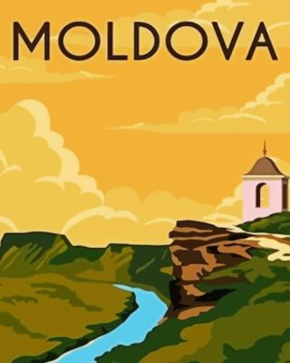 Moldova Poster Paint By Number