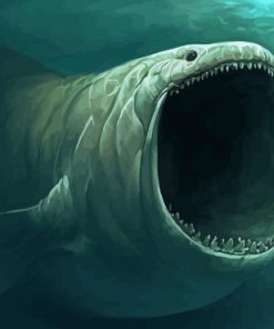 Monster Giant Fish Art Paint By Number