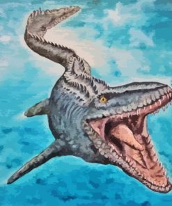 Mosasaurus Art Paint By Number