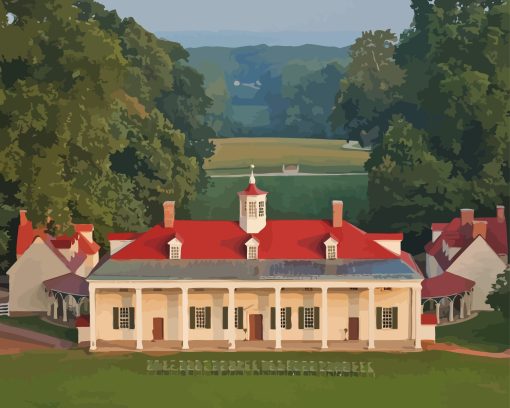 Mount Vernon Paint By Number