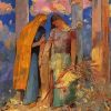Mystical Conversation By Odilon Redon Paint By Number