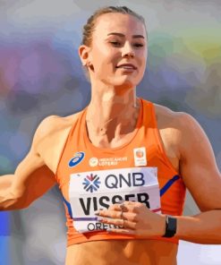 Nadine Visser Sport Player Paint By Number