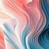 Pastel Abstract Waves Paint By Number