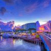 Pompano Beach City Sunset Paint By Numbers