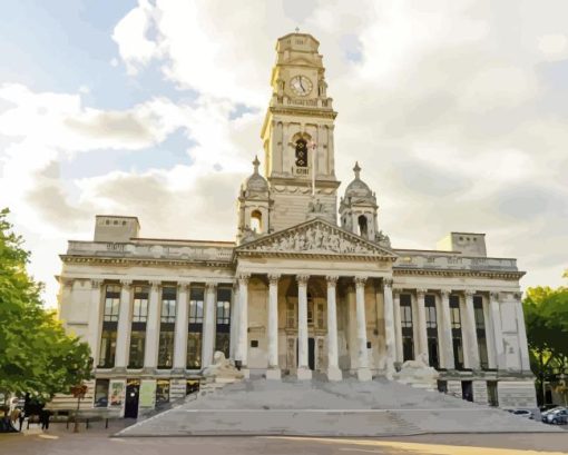 Portsmouth England Buildings Paint By Number