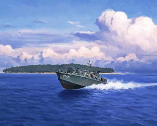 Pt Boat Paint By Number