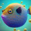 Puffer Fish Underwater Art Paint By Number