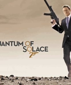Quantum Of Solace Movie Poster Paint By Number