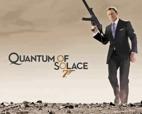 Quantum Of Solace Movie Poster Paint By Number