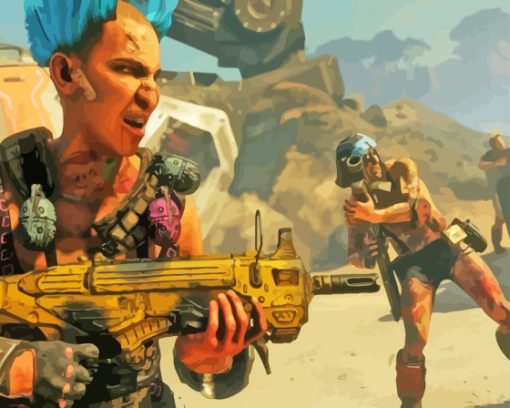 Rage 2 Characters Paint By Number