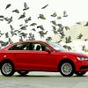 Red Audi A3 And Birds Paint By Number