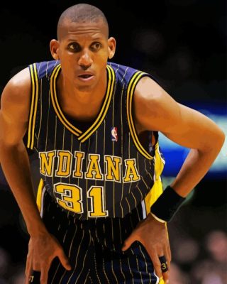 Reggie Miller Paint By Number