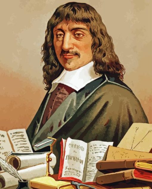 Rene Descartes Philosopher Art Paint By Number