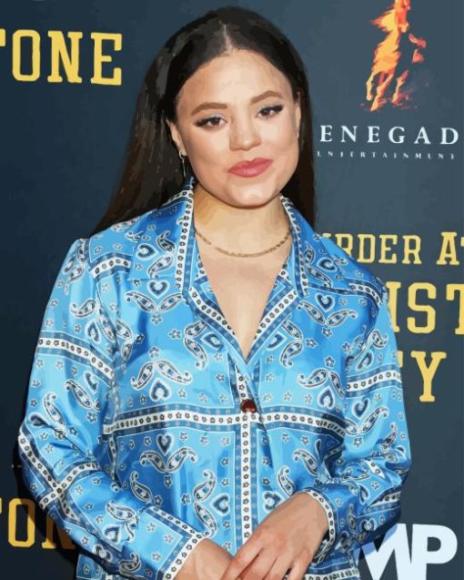 Sarah Jeffery Canadian Actress Paint By Numbers