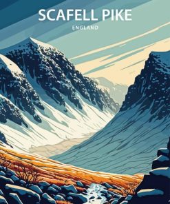 Sca Fell England Poster Paint By Number