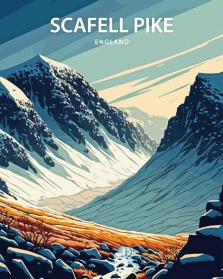 Sca Fell England Poster Paint By Number