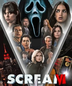 Scream 6 Movie Paint By Number