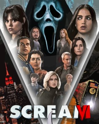 Scream 6 Movie Paint By Number