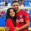Sebastian Lletget And His Girlfriend Paint By Number