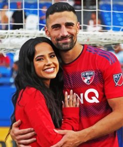 Sebastian Lletget And His Girlfriend Paint By Number