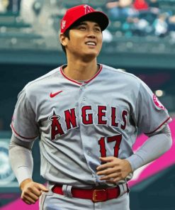 Shohei Ohtani Japanese Baseballler Paint By Numbers