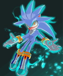 Silver The Hedgehog Paint By Numbers