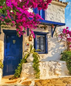 Skopelos House Paint By Number