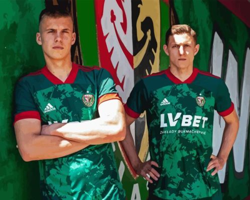 Slask Wroclaw Players Paint By Numbers