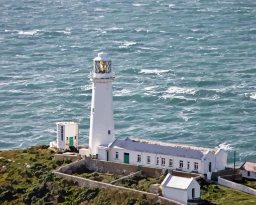 South Stack Lighthouse Paint By Number