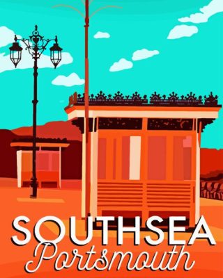 Southsea Portsmouth Poster Paint By Numbers