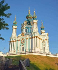 St Andrews Church Kiev Ukraine Paint By Numbers