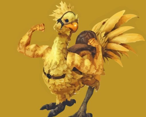 Strong Chocobo Paint By Number