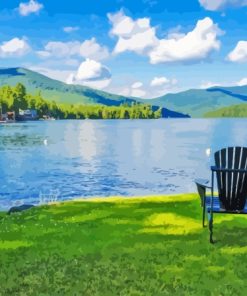 Summer Adirondack Park Paint By Number