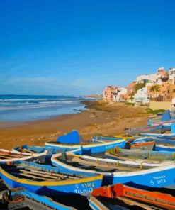 Taghazout Town In Morocco Paint By Number