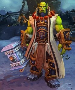 Thrall Warcraft Paint By Number