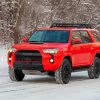 Toyota 4Runner Car In Snow Paint By Numbers